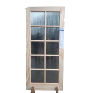 Puerta 10 Vidrios Pino Radiata