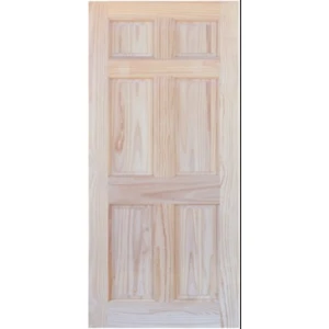 Puerta 6 Paneles Pino Radiata