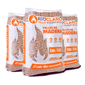 Pellet Río Claro Bolsa de 15 Kilos.